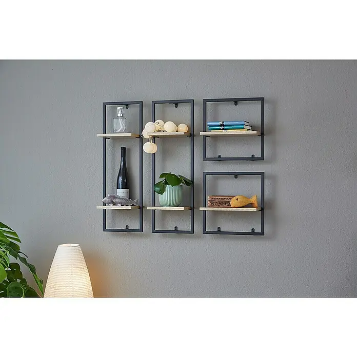 Phönix Wandregal Soho - L x B x H: 20 x 54 x 35 cm, Anzahl Böden: 1 Stk. - Stimmungsaufnahme