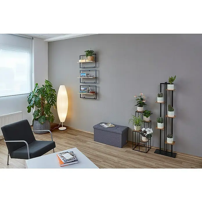 Phönix Wandregal Soho - L x B x H: 20 x 25 x 77 cm, Anzahl Böden: 2 Stk. - Stimmungsaufnahme