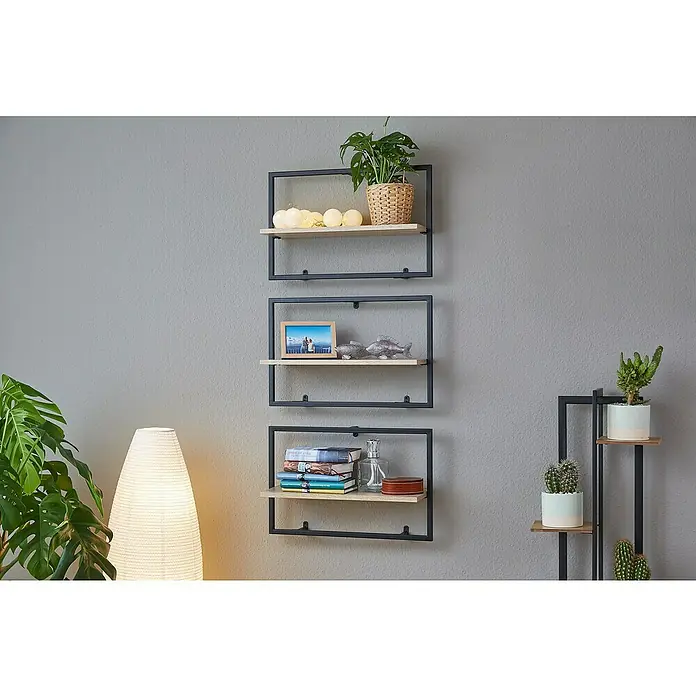 Phönix Wandregal Soho - L x B x H: 20 x 54 x 35 cm, Anzahl Böden: 1 Stk. - Stimmungsaufnahme