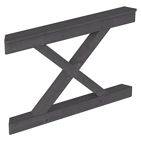 Skan Holz  Brüstungsgeländer Andreaskreuz