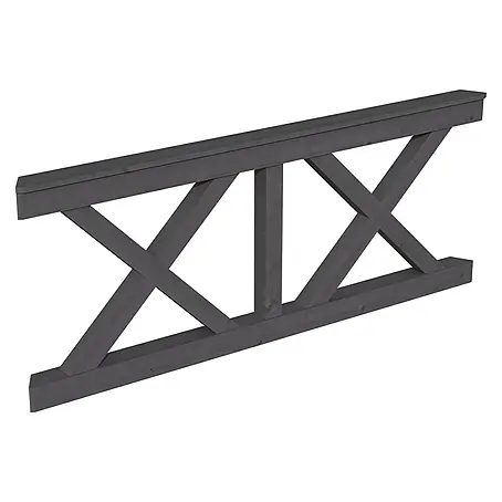 Skan Holz  Brüstungsgeländer Andreaskreuz