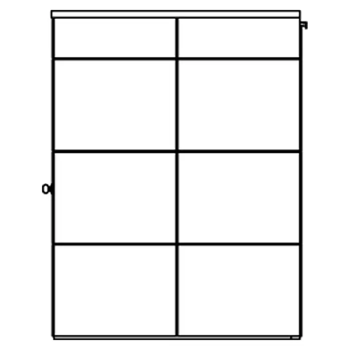 Skan Holz CrossCube Gartenhaus Perth 2 - B x T: 253 x 169 cm, Holz, 4,28 m², Wandstärke: 10 mm - Skizze