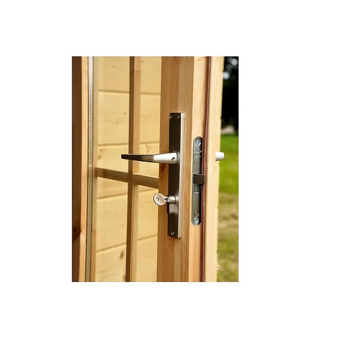 Skan Holz Gartenhaus Toronto 2 - B x T: 500 x 640 cm, Holz, Wandstärke: 70 mm, 19 mm Dachschalung mit Konterlattung & 2. Dachschalung - Stimmungsaufnahme