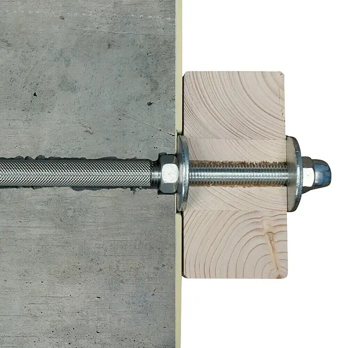 Skan Holz Wandbefestigungs-Set - Passend für: Skan Holz Terrassenüberdachungen & Vordächer, Breite max. 648 cm - Detailaufnahme