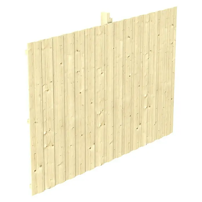 Skan Holz Doppelcarport Franken - L x B: 969 x 635 cm, Einfahrtshöhe: 220 cm, Schiefergrau - Diagonale Ansicht