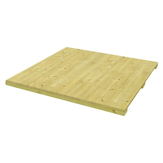 Skan Holz CrossCube Gartenhaus-Fußboden - L x B: 169 x 253 cm, Passend für: Skan Holz Crosscube Gartenhäuser - Diagonale Ansicht