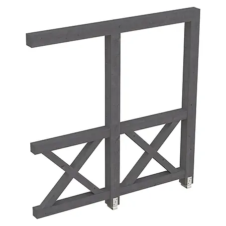 Skan Holz  Seitenwand Andreaskreuz