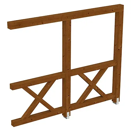 Skan Holz  Seitenwand Andreaskreuz