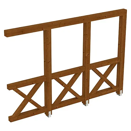 Skan Holz  Seitenwand Andreaskreuz