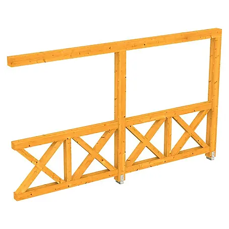Skan Holz  Seitenwand Andreaskreuz