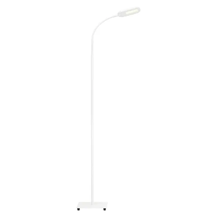 Briloner Podna LED svjetiljka - Visina: 128 cm, Bijele boje - Pogled s desne strane
