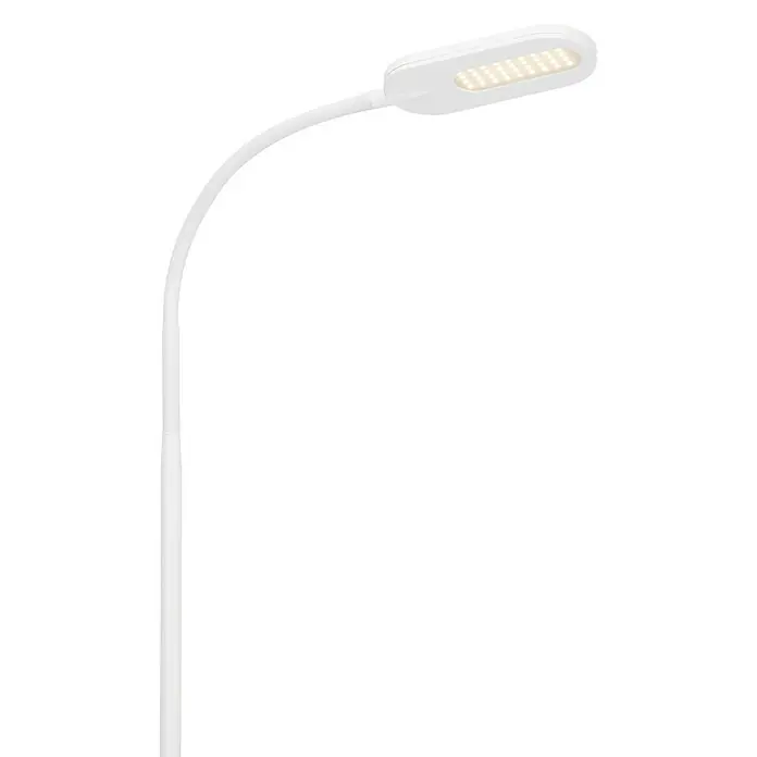 Briloner Podna LED svjetiljka - Visina: 128 cm, Bijele boje - Pogled s desne strane
