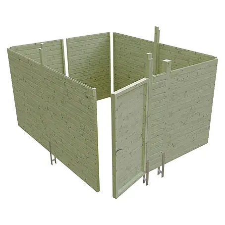 Skan Holz  Carport-Abstellraum C4