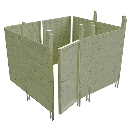 Skan Holz  Carport-Abstellraum C8