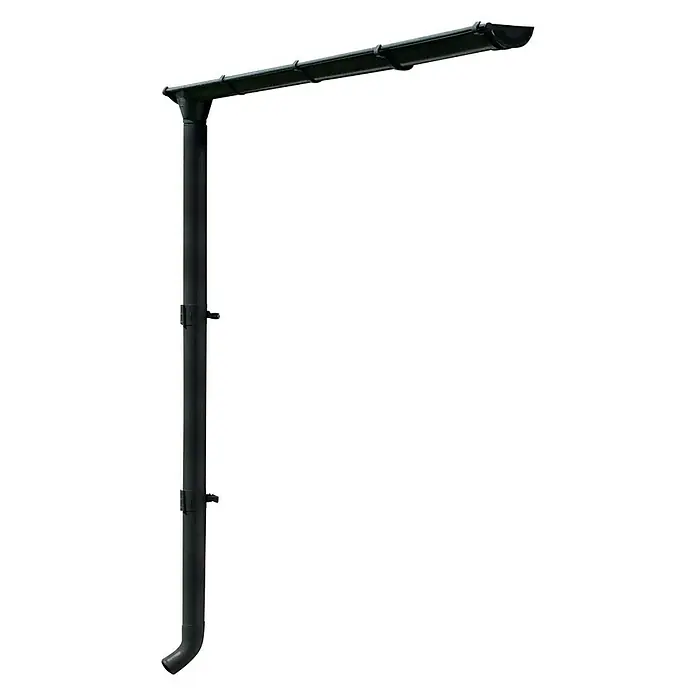 Skan Holz CrossCube Dachrinne - Länge: 251 cm, Metall - Diagonale Ansicht