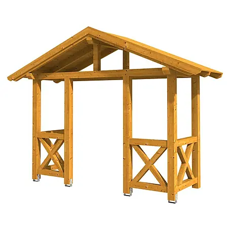 Skan Holz  Vordach Stralsund 5