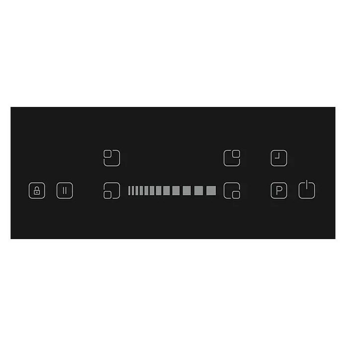 Sharp Kochfeld KH-6IX19NS00-EU - Anzahl Kochfelder: 4 Stk., Induktion, Touch-Control Bedienfeld, Glaskeramik - Vorderansicht