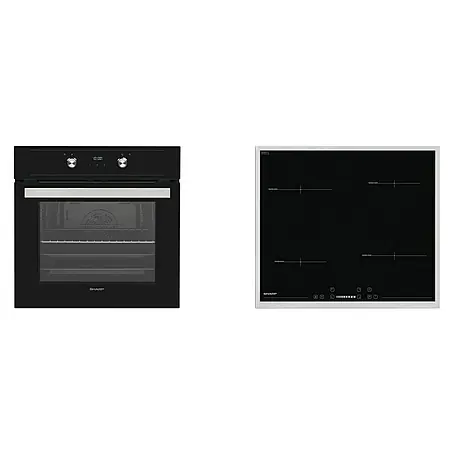 Sharp  Einbauherd-Set SET60DX19B6IX19F