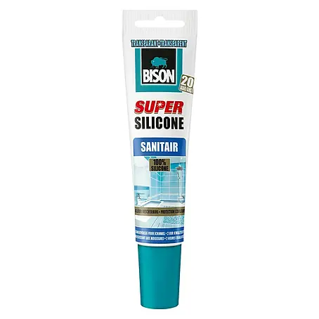 Bison  Siliconenkit Super Silicone Sanitair
