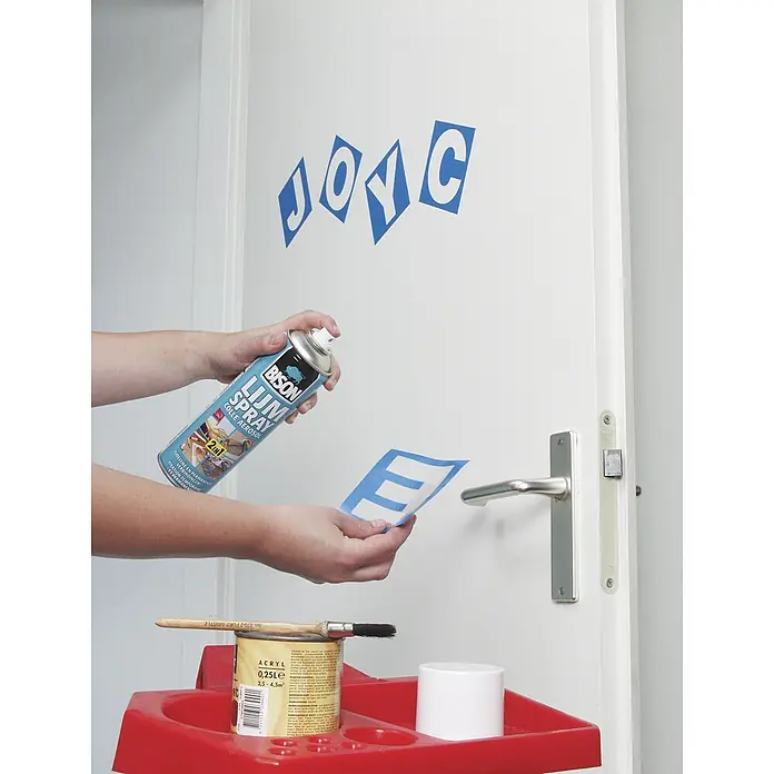 Bison Contactlijm Spray 500 ml - Vochtbestendig, 500 ml - Toepassingsvoorbeeld