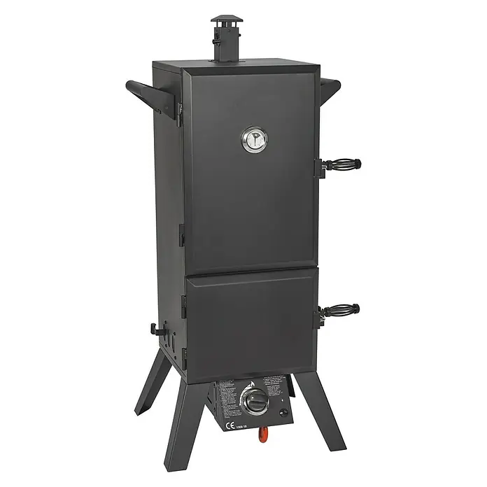 El Fuego Smoker XL - Anzahl Brenner: 1, Hauptgrillfläche: 35 x 34 cm, 4,4 kW - Diagonale Ansicht