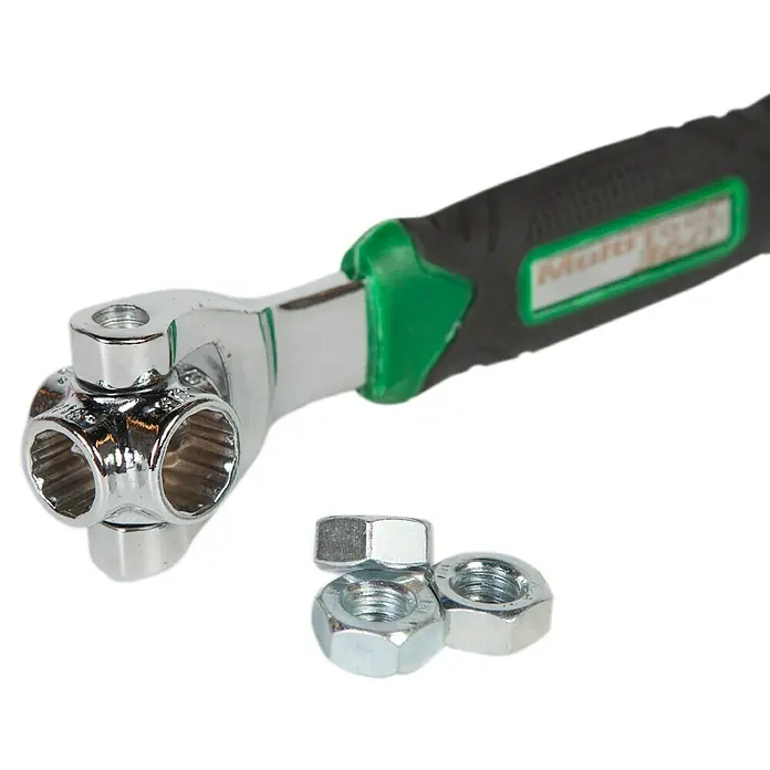 Carraca Multi-Tool 360º - Ancho de llave: 8 - 19 mm, Acero - Primer plano