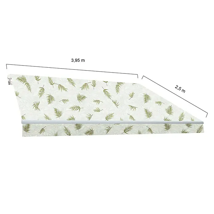 SmartSun Toldo de brazos articulados Original Kit Tropical - Ancho: 4 m, Caída: 2,5 m