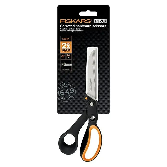 Fiskars Universalschere - Länge: 240 mm, Schnittlänge: 120 mm - Draufsicht