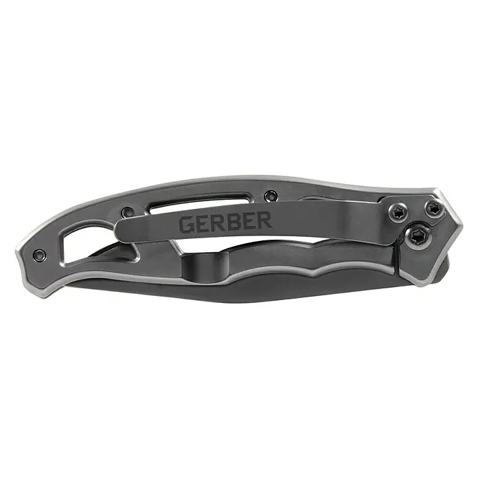 Gerber Multifunktions-Messer Paraframe Mini - Klingenlänge: 76 mm, Arretierbare Klinge - Linke Seitenansicht