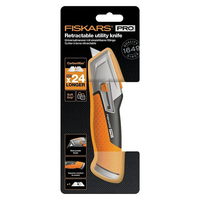Fiskars CarbonMax Cúter universal - 5 posiciones de cuchilla - Vista descendente
