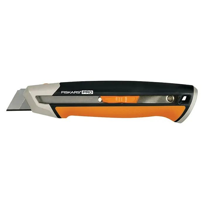 Fiskars CarbonMax Cuttermesser - Klingenbreite: 25 mm - Linke Seitenansicht
