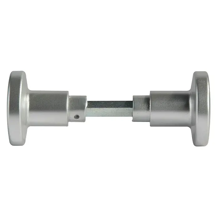 Portaferm Knopfdrücker ZT - Vierkantstift: 8 mm, Silber - Vorderansicht