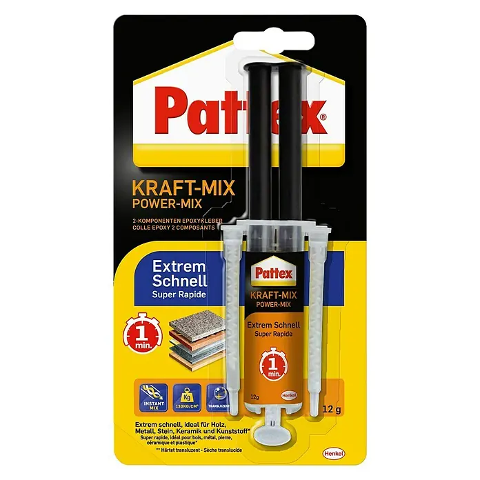 Pattex Kraft-Mix 2-Komponenten-Kleber Kraft Mix - 11 ml - Draufsicht