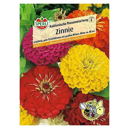 Sperli  Blumensamen Zinnie kalifornische Riesen