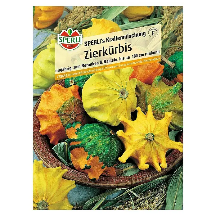 Sperli Saatgut Zierkürbis - Krallenmischung - Draufsicht