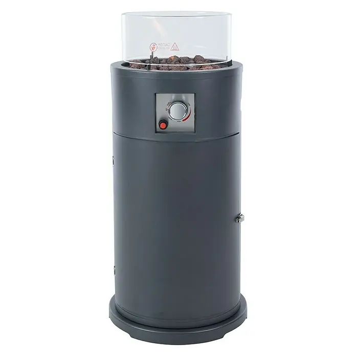 Sunred Staande terrasverwarmer Bogo - Grijs, Hoogte: 90 cm - Vooraanzicht