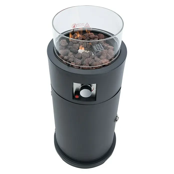Sunred Staande terrasverwarmer Bogo - Grijs, Hoogte: 90 cm - Top-down weergave