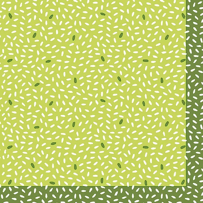 Duni Serviette - 20 Stk., 24 x 24 cm, Rice Green - Draufsicht