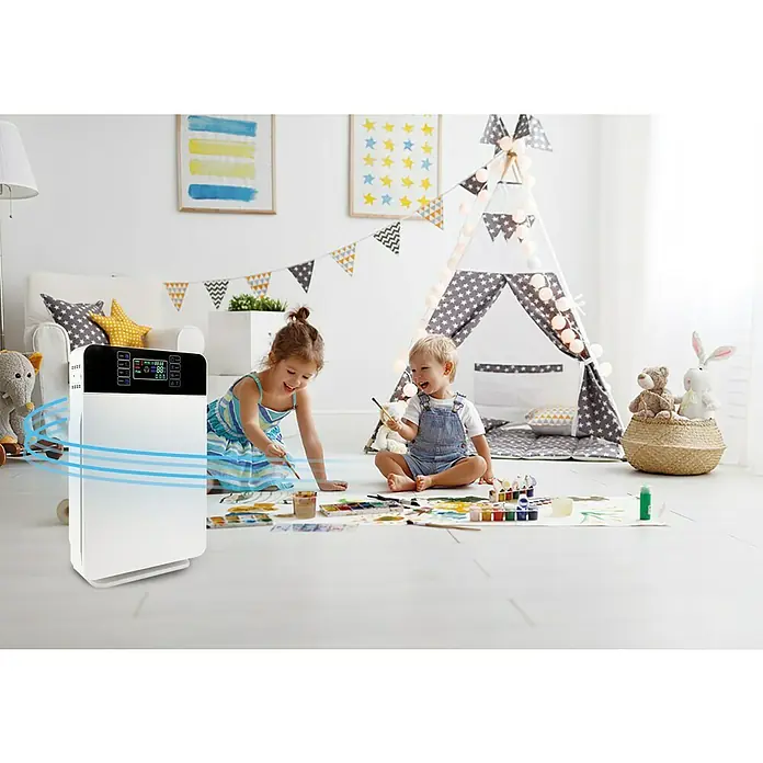 Luftreiniger Livington AirPurifier 6-in-1 - L x B x H: 35 x 17,8 x 57,6 cm, Leistungsstufen: 3, Raumgröße: 30 m² - Stimmungsaufnahme