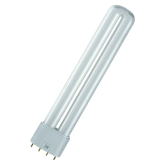 Osram Spaarlamp - 55 W, 2G11, Koud wit - Diagonaal zicht