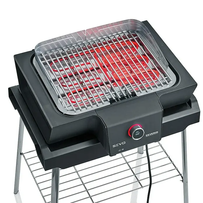 Severin Električni roštilj PG 8119 Sevo GS - 3 kW, Dimenzija rešetke za pečenje: 41,5 x 31,5 cm - Detaljan prikaz