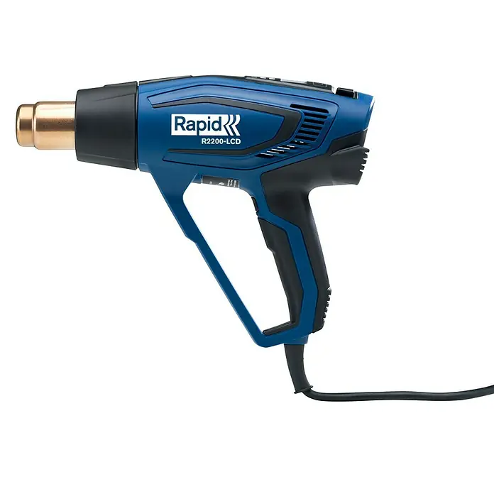 Rapid Puhalo vrućeg zraka 2200-LCD - 2.200 W, Temperaturni raspon: 50 °C - 650 °C - Pogled s lijeve strane
