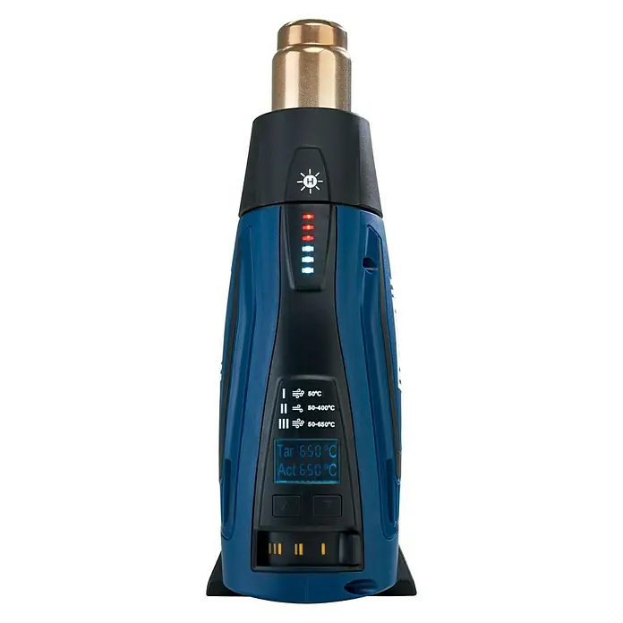 Rapid Puhalo vrućeg zraka 2200-LCD - 2.200 W, Temperaturni raspon: 50 °C - 650 °C - Pogled odozgo