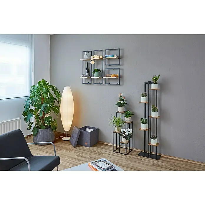 Phönix Wandregal Soho - L x B x H: 20 x 35 x 35 cm, Anzahl Böden: 1 Stk. - Stimmungsaufnahme