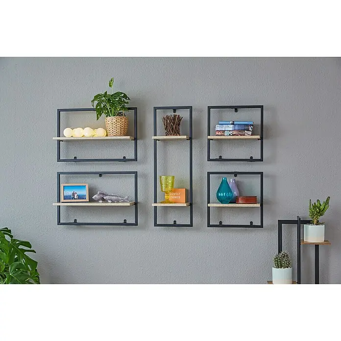 Phönix Zidni regal Soho - D x Š x V: 20 x 35 x 35 cm, Broj polica: 1 Kom. - Živopisni prikaz