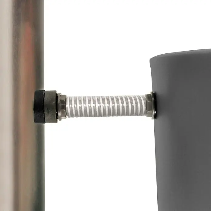 Regensammler EasyFix Comfort - Geeignet für: Fallrohre von Ø 80 bis 100 mm, Größe Anschluss: 1″ - Detailaufnahme