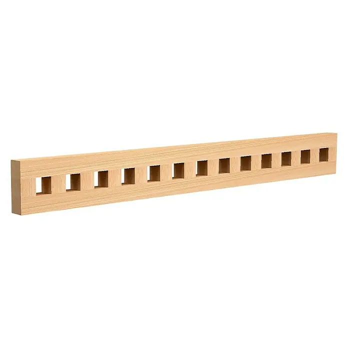 Holzgitterpaneel Styl - B x L: 12 x 108 cm, Stärke: 40 mm - Diagonale Ansicht