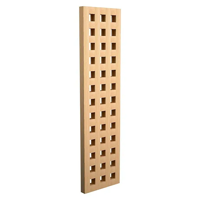 Holzgitterpaneel Styl - B x L: 28 x 108 cm, Stärke: 40 mm - Diagonale Ansicht