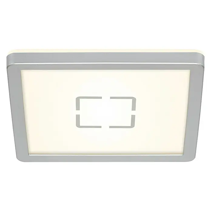 Tween Light LED-Deckenleuchte Montella - 12 W, L x B x H: 19 x 19 x 2,8 cm, Weiß/Silber - Ansicht von unten