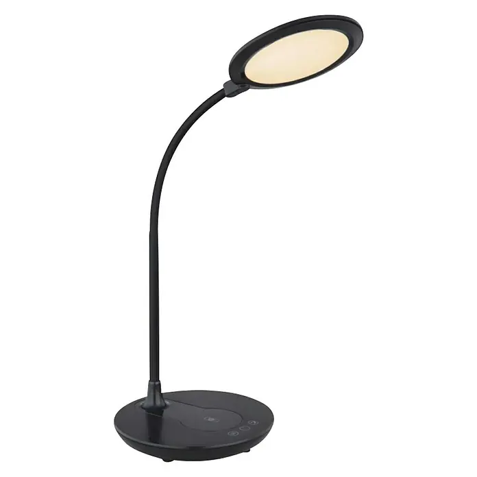Globo Stolna LED svjetiljka - 6 W, D x Š x V: 33 x 17 x 54 cm, Crne boje, Topla bijela - Dijagonalni pogled
